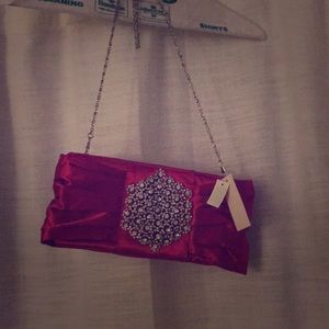 Pink formal purse